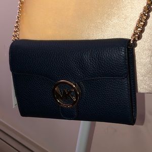 Michael Kors Blue Vanna crossbody